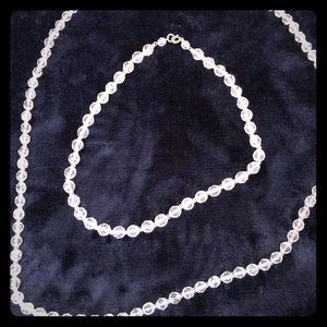 Beaded crystal necklaces